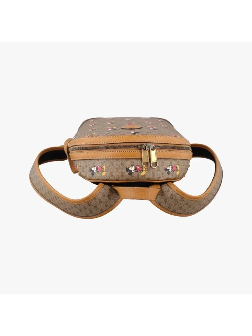 Gucci Three Little Pigs Brown Leather Backpack